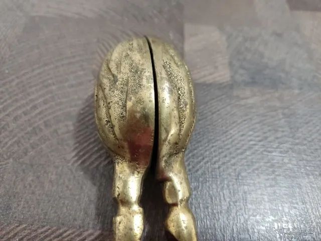 Antigo Quebra Nozes Em Bronze (Usado) - Foto 5