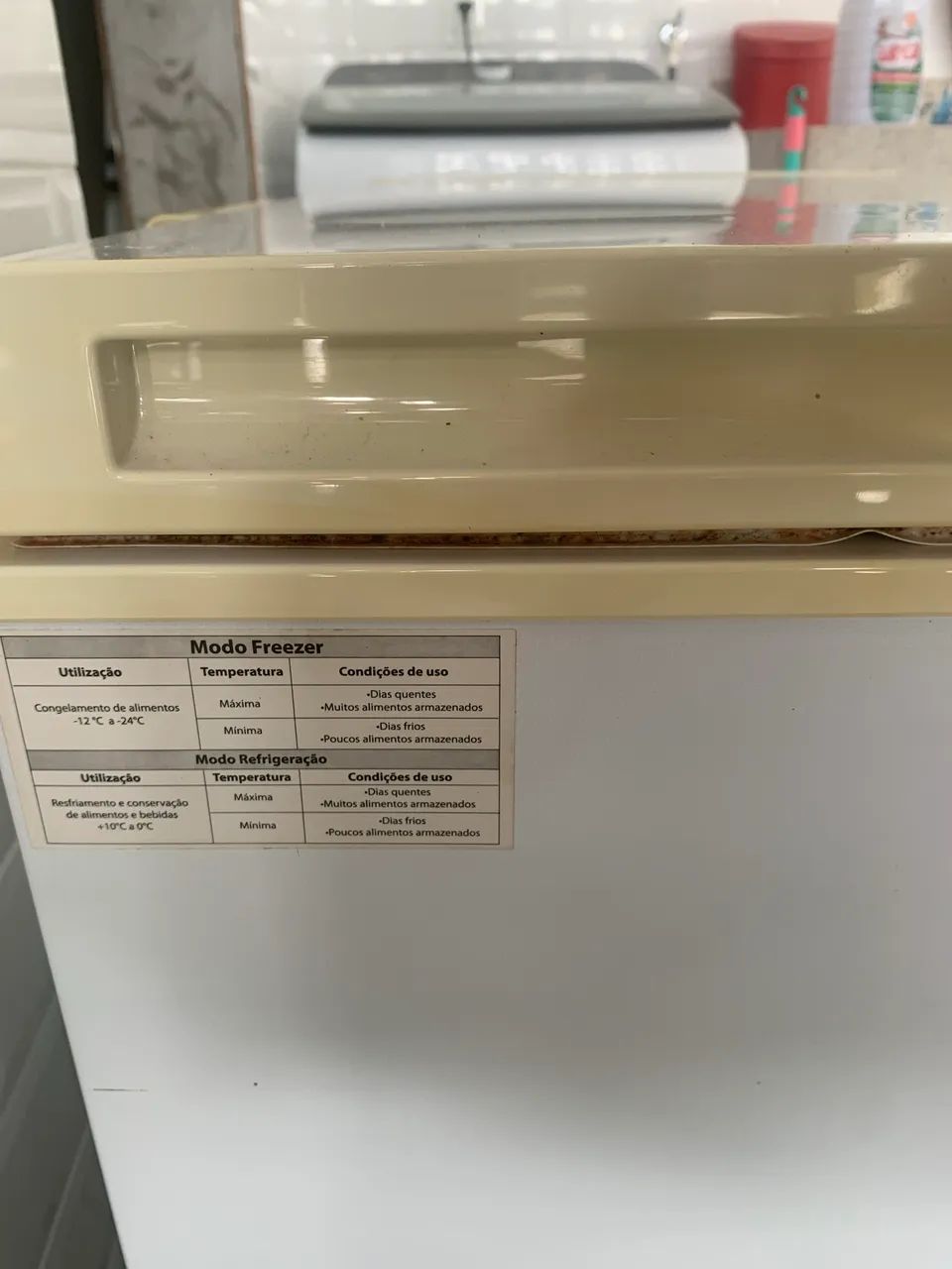 Freezer Horizontal Philco H200l 200l - Freezer Refrigerador