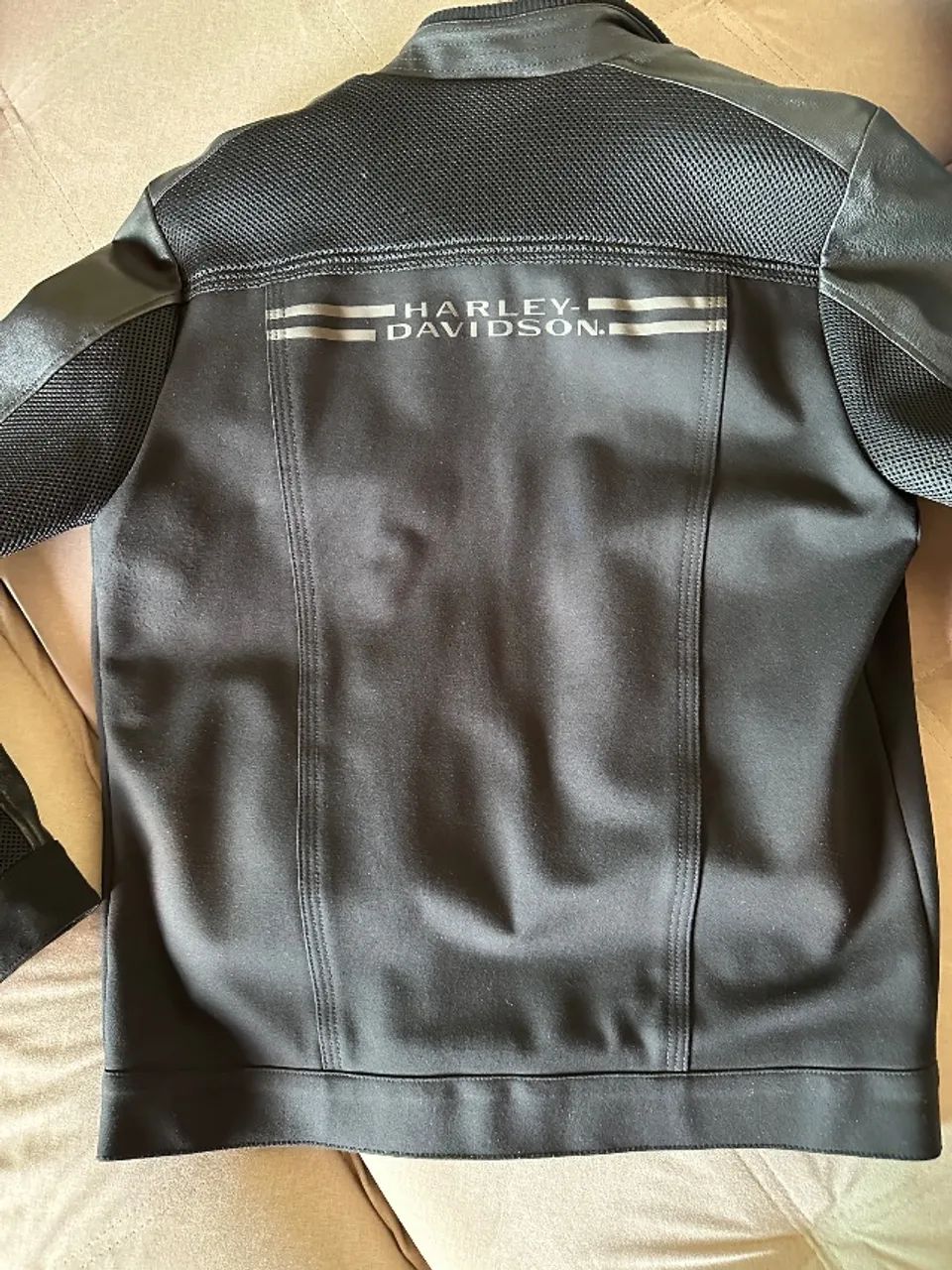 Jaqueta Original Harley Davidson De Cordura Reflexiva Preta - Foto 5