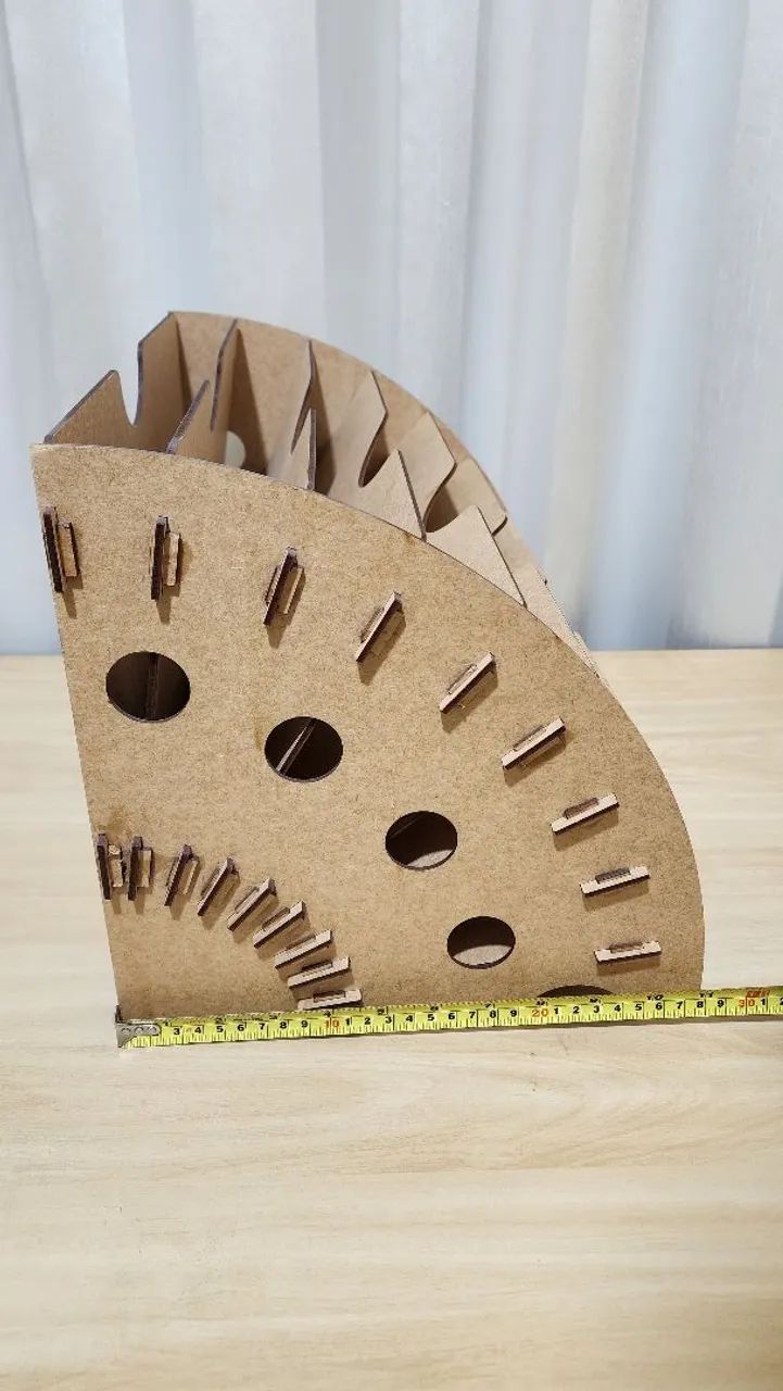 Organizador de escritório de madeira - Foto 3