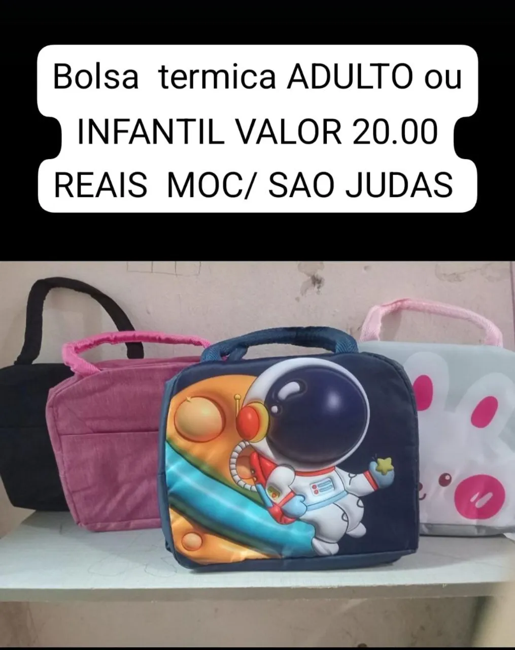 Bolsa térmica para lancheira infantil - Panda