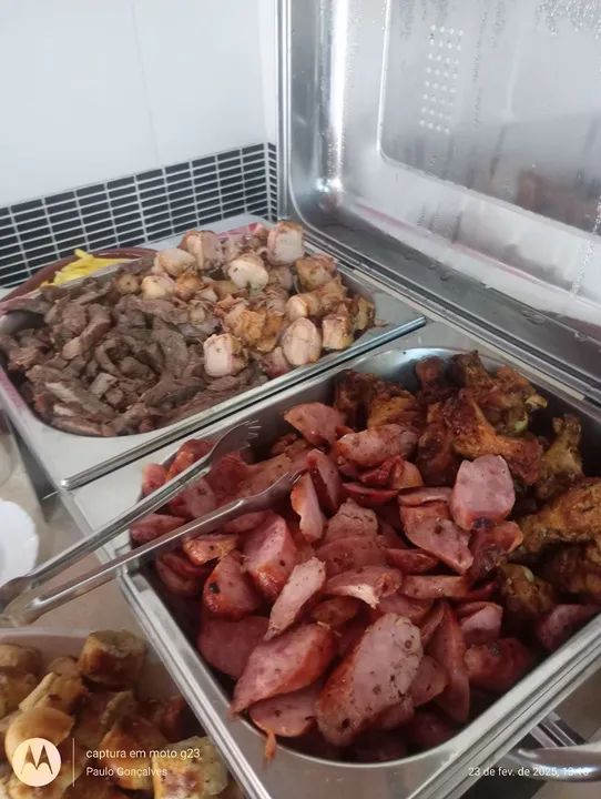 Churrasqueiro profissional para eventosos 300.00