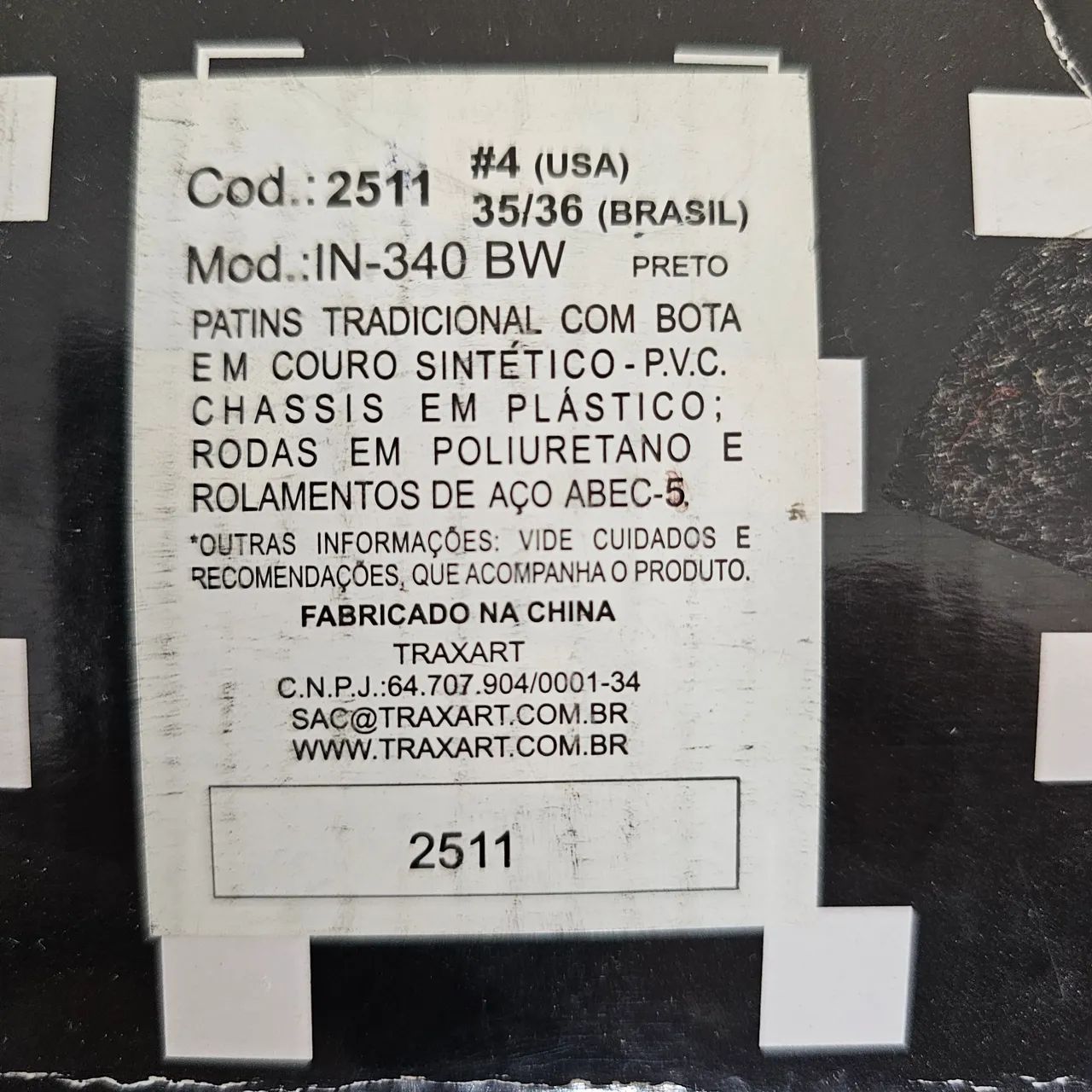 Patins quad Traxart ABEC 5 35/36 - Foto 4