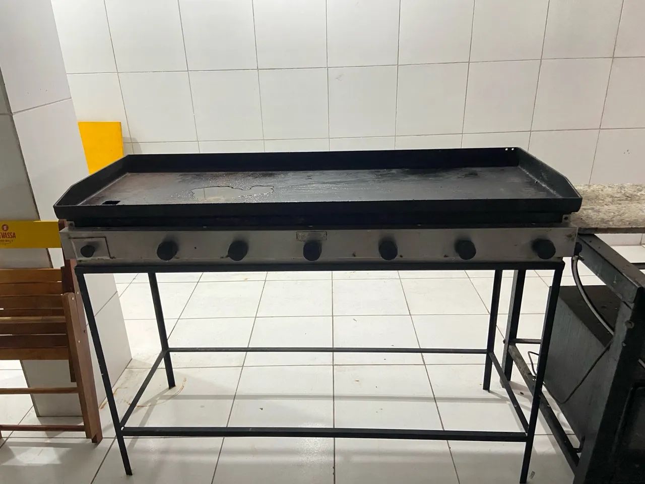 Chapa cozinha 6 bocas 
