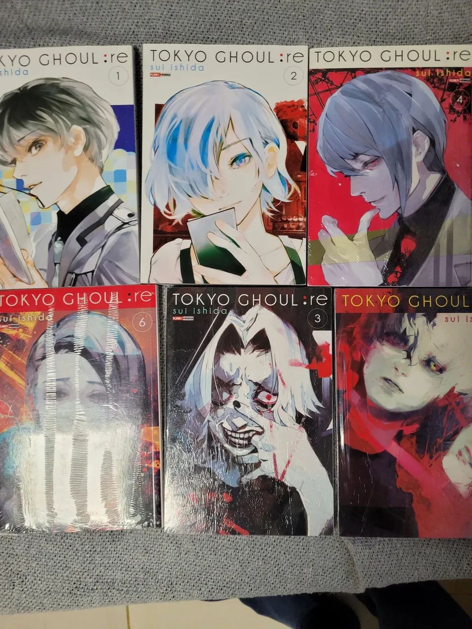 Tokyo Ghoul:re - Mangás (Volumes 1, 2, 3, 4 e 6)