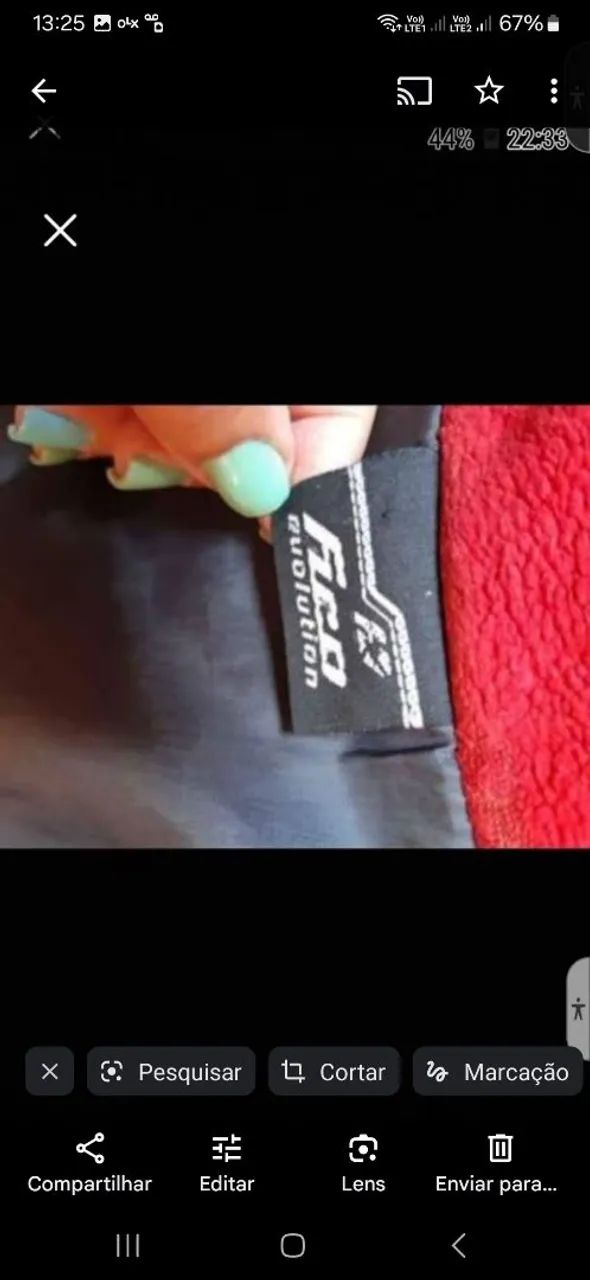 Jaqueta sem detalhes tá super conservado  - Foto 3