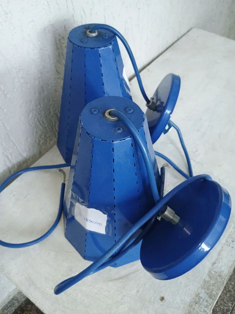 KIT luminária pendente AZUL