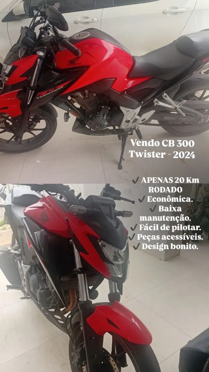 Cb Twist 300, ano 2023 único dono !!