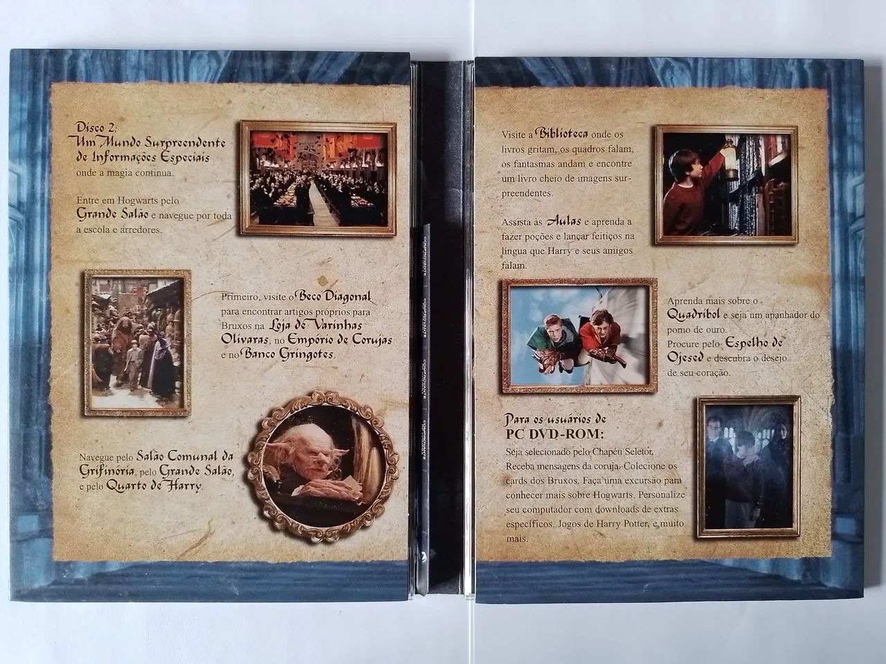 Dvd Harry Potter E A Pedra Filosofal Digipack Duplo Raríssimo  - Foto 5