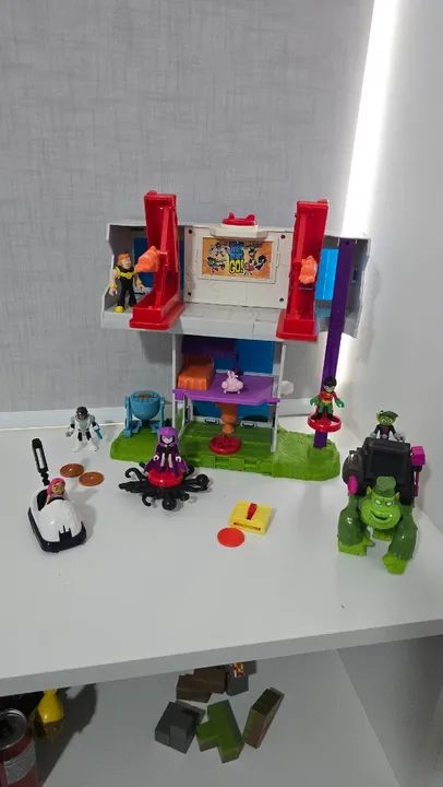 Kit Imaginext Teen Titans Go! Torre Dos Jovens Titãs
