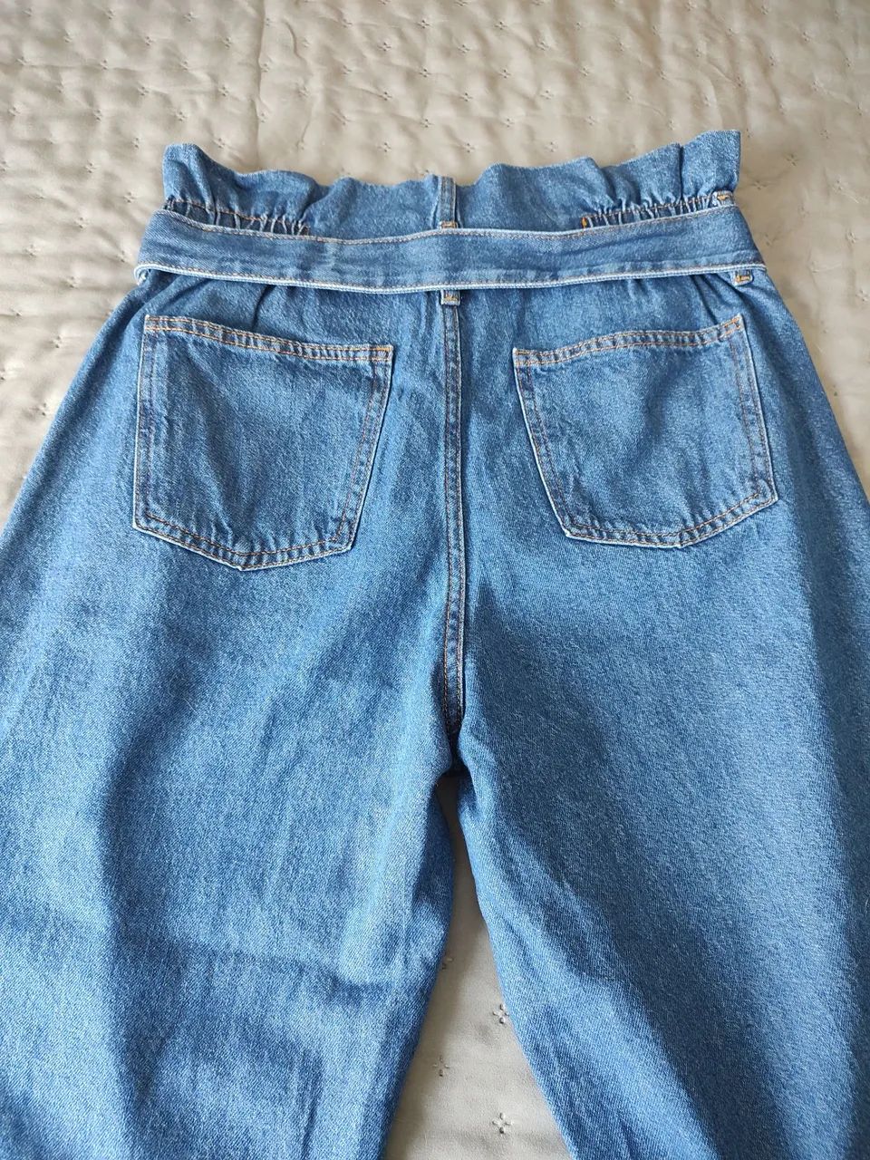 Calça Jeans Clochard pantacourt  - Foto 4
