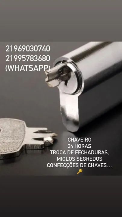 Chaveiro bangu e padre Miguel 24 horas!...