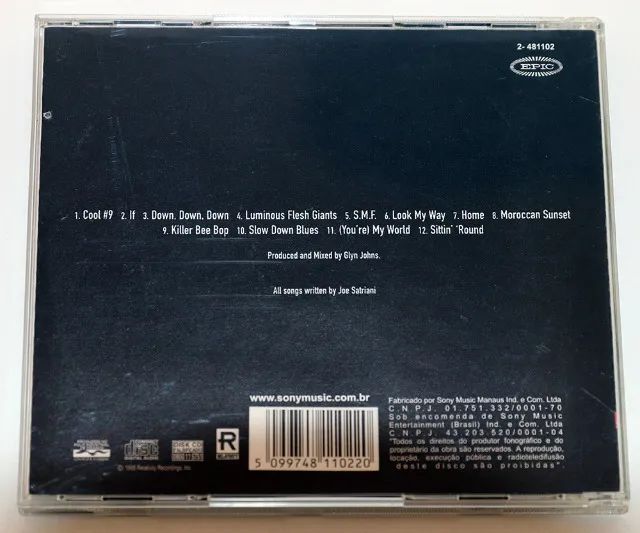 CD Joe Satriani - Joe Satriani - Foto 3