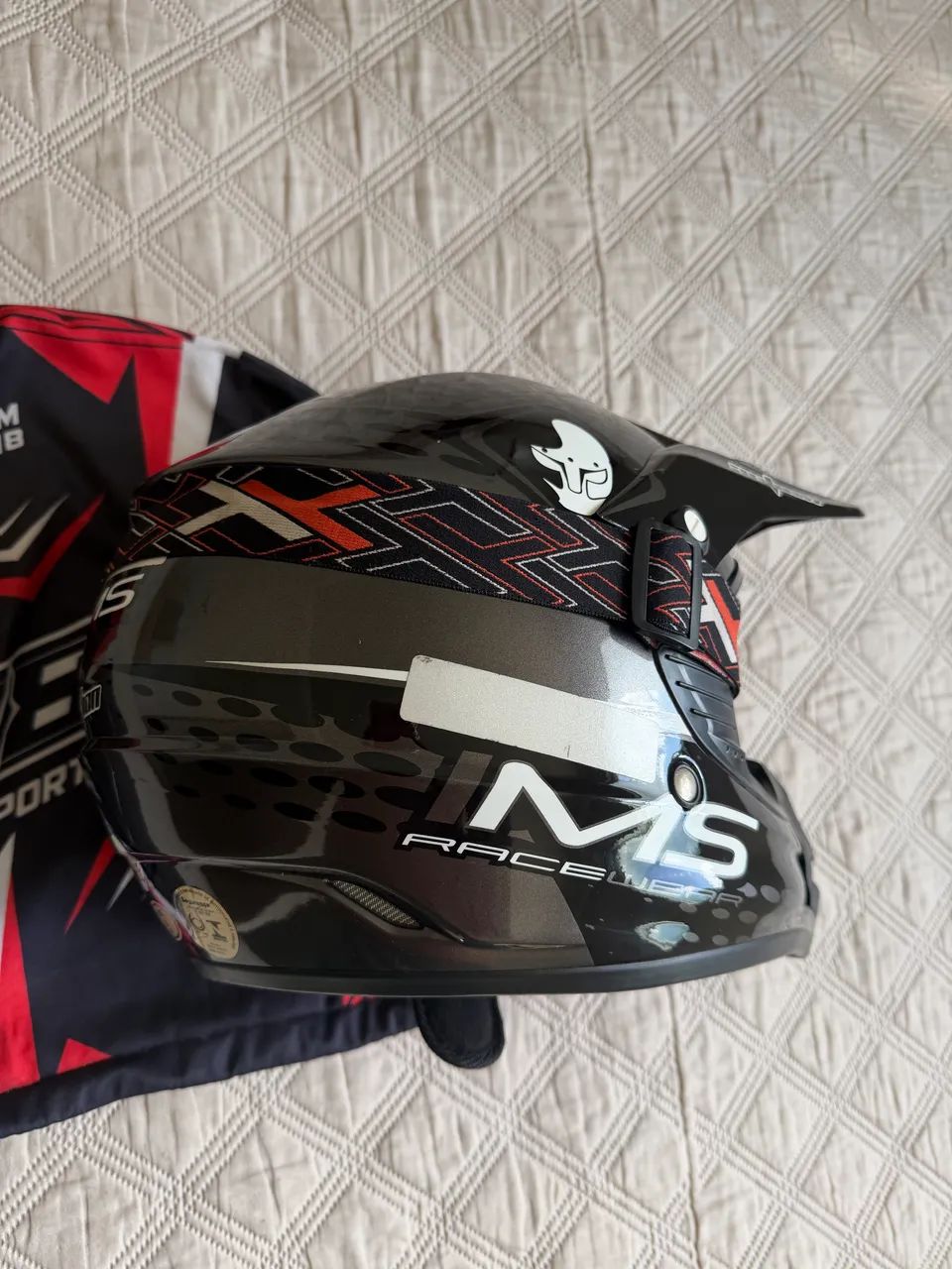 Capacete IMS com óculos  - Foto 3