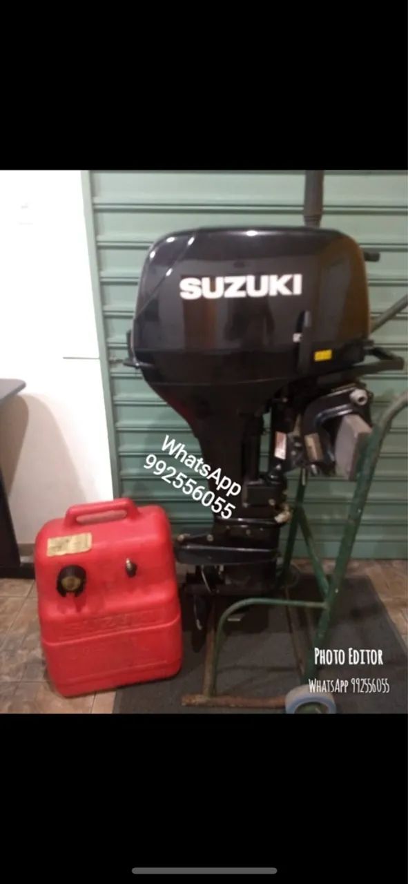 Motor de popa suzuki 15 hp usado completo 