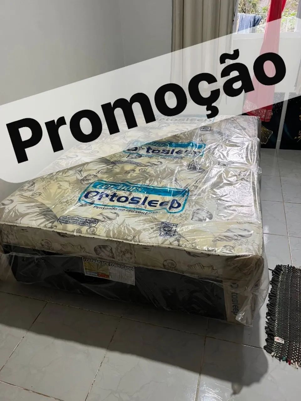 Cama box colchão e novo
