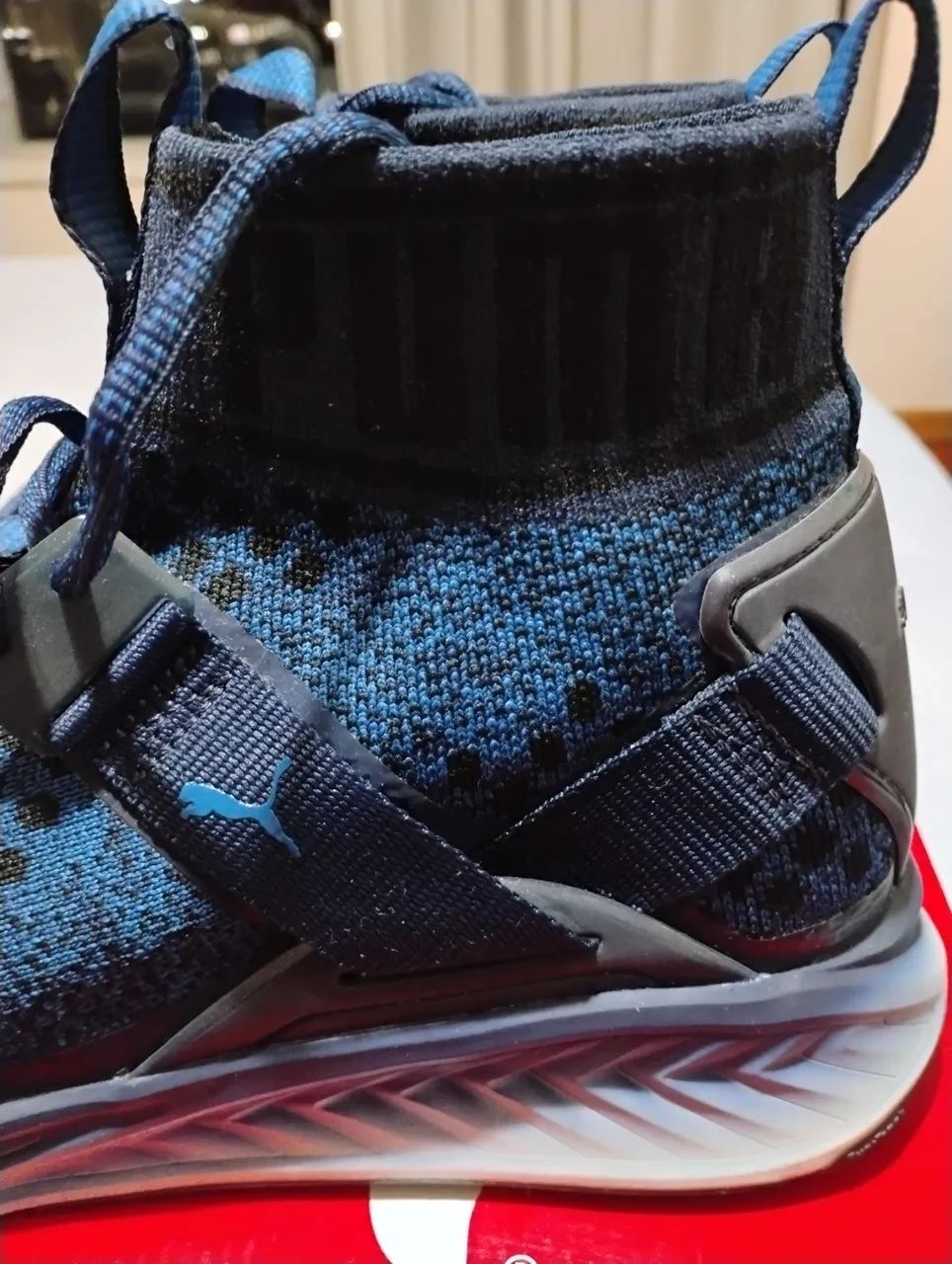 Tênis Puma Ignite EvoKnit Fade - Cabernet-Wine Oatmeal - Foto 4