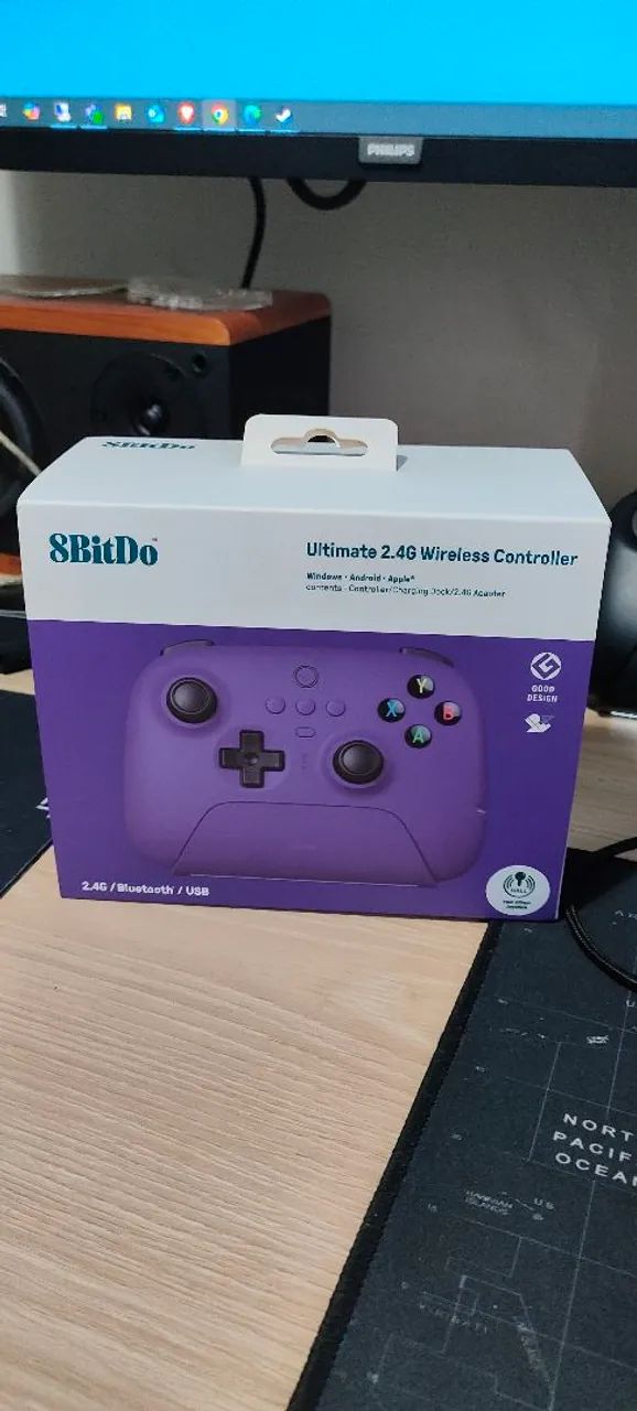 Controle 8BitDo Ultimate 2.4G Wireless para PC, Android, iOS e Switch