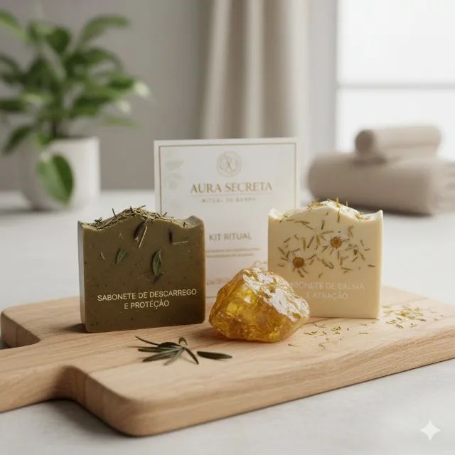 Sabonetes Naturais Aura Secreta- Proteção e Bem-Estar