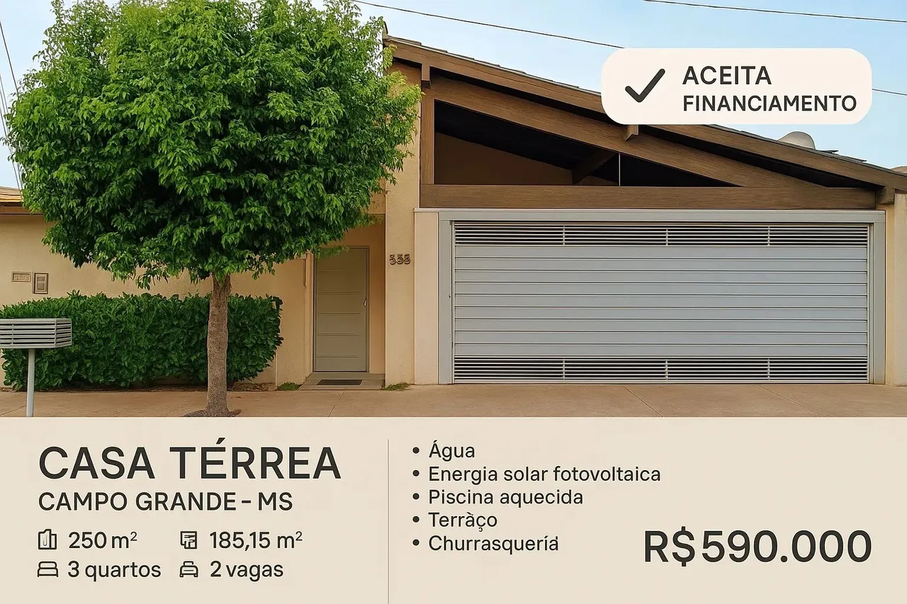 Casa Completa com energia fotovoltaica!