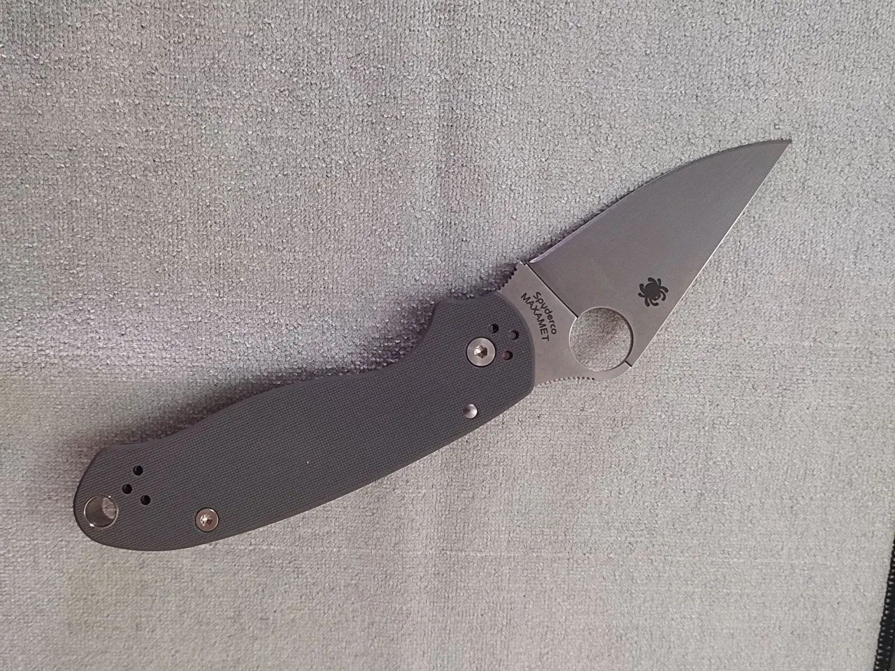 Spyderco Paramilitary 3 Naxamet  C223GPDGY s/ caixa - Foto 4