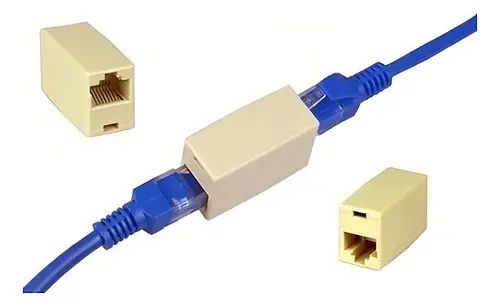 Emenda Rj45 (adaptador) Fêmea X Fêmea Para Cabo Rede - Foto 2