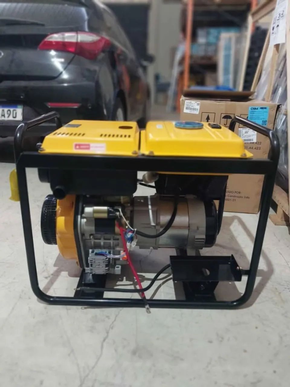 Gerador de Energia a Diesel 6.25Kva Partida Elétrica CSM (Loja/Novo) - Foto 4