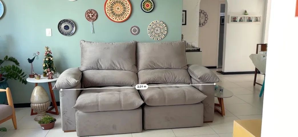 Sofá Retrátil Reclinável