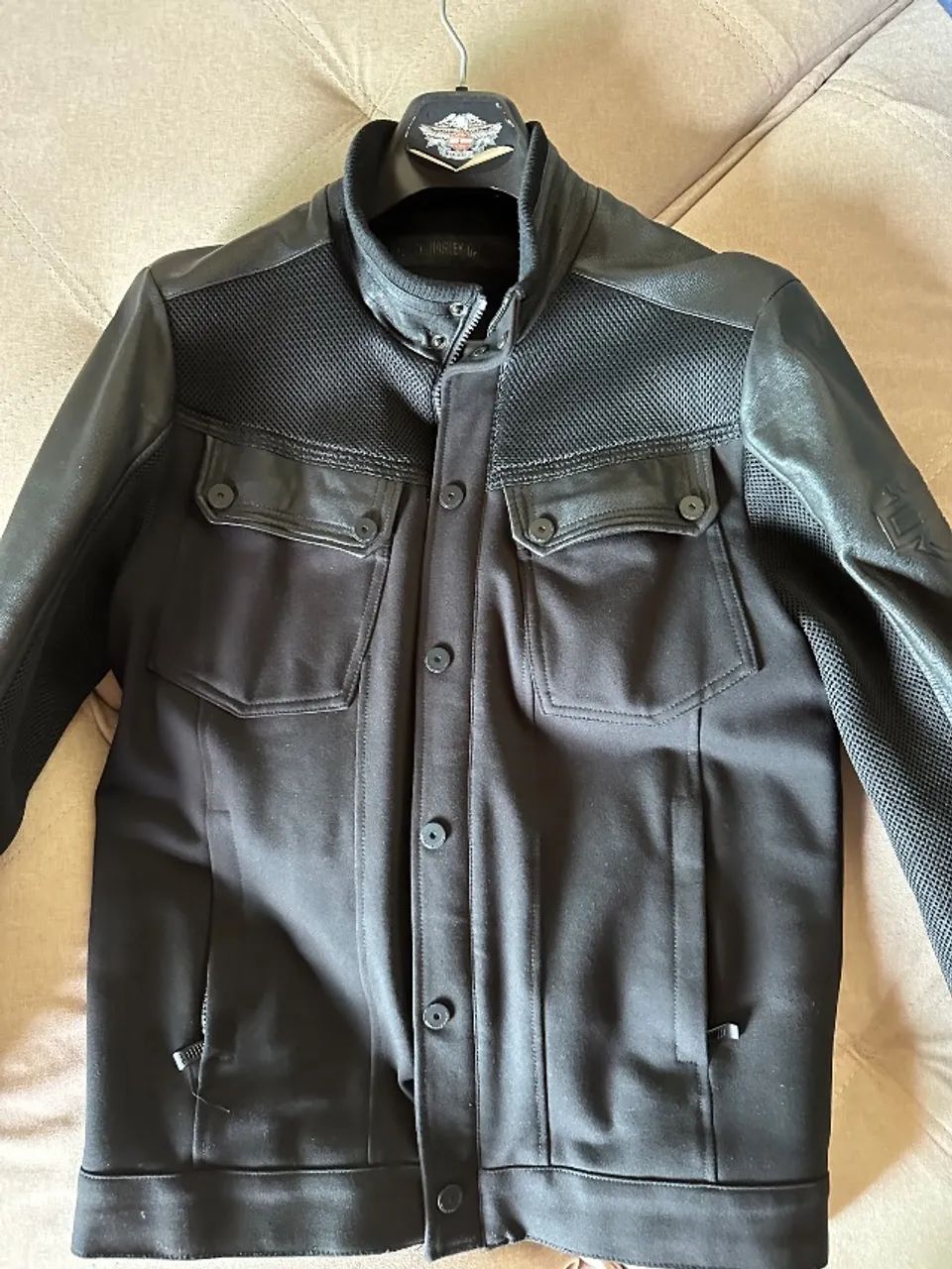 Jaqueta Original Harley Davidson De Cordura Reflexiva Preta
