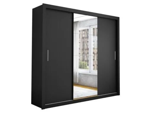 Guarda Roupa Dubai 3 P 1 Espelho 1,80 m - Produto Novo! Pronta Entrega!  - Foto 5