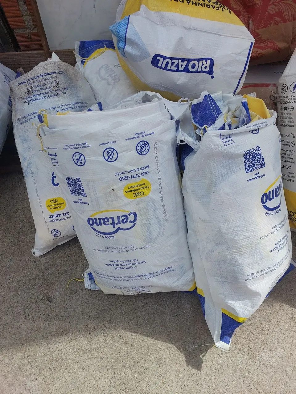 Sacos de de Ráfia Para entulho de obras