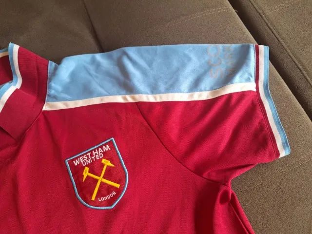Camisa West Ham 2021/2022 Original Tamanho G - Foto 4