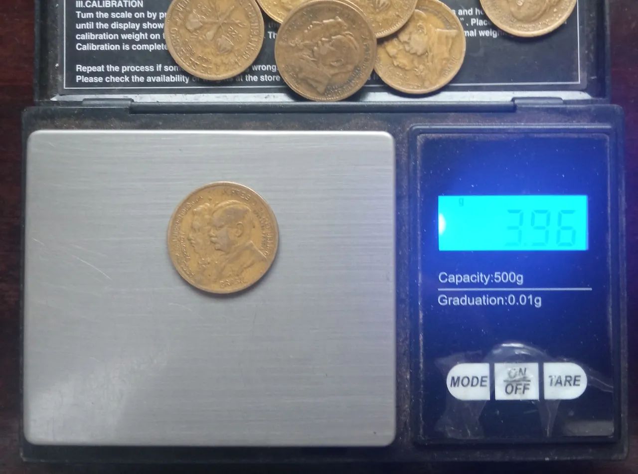 Doze moedas de bronze Rs$500 centenário da independência 1922 - Foto 3