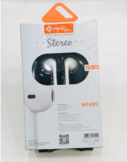 Fones de ouvido - Entrada p2