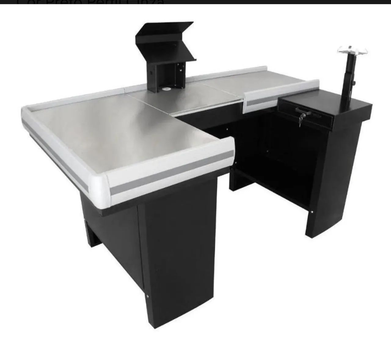Balcão Caixa para Comércio 2.00 metros Design Moderno