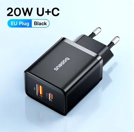 Baseus-Carregador rápido 20W - Foto 3