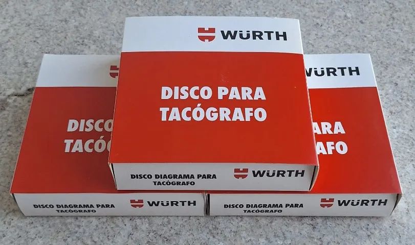 Kit 3 Caixas Discos Tacógrafo - 125 Km - Wurth  - Foto 4