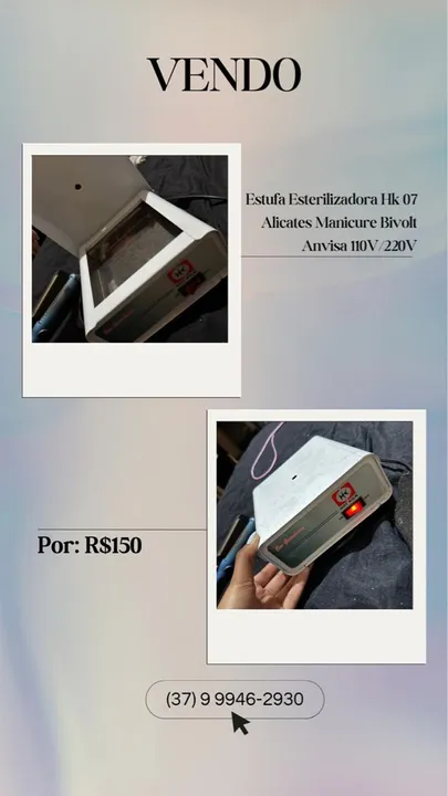 Estufa Esterilizadora Hk 07 Bivolt