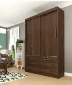 Guarda Roupa 2 Portas 6 Gavetas DIVIDIMOS EM ATÉ 10X SEM JUROS - Foto 2