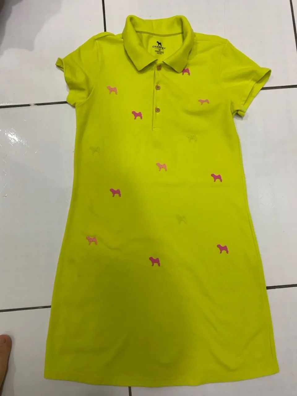 Vestido Infantil Charmy Tamanho 12 Anos