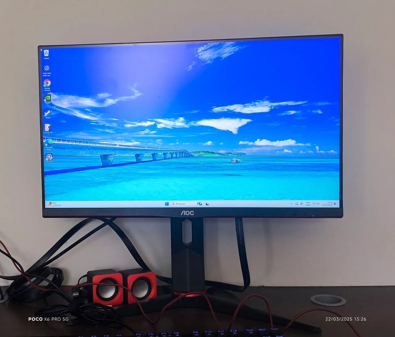 Monitor AOC 24,5 Pol, 144hz