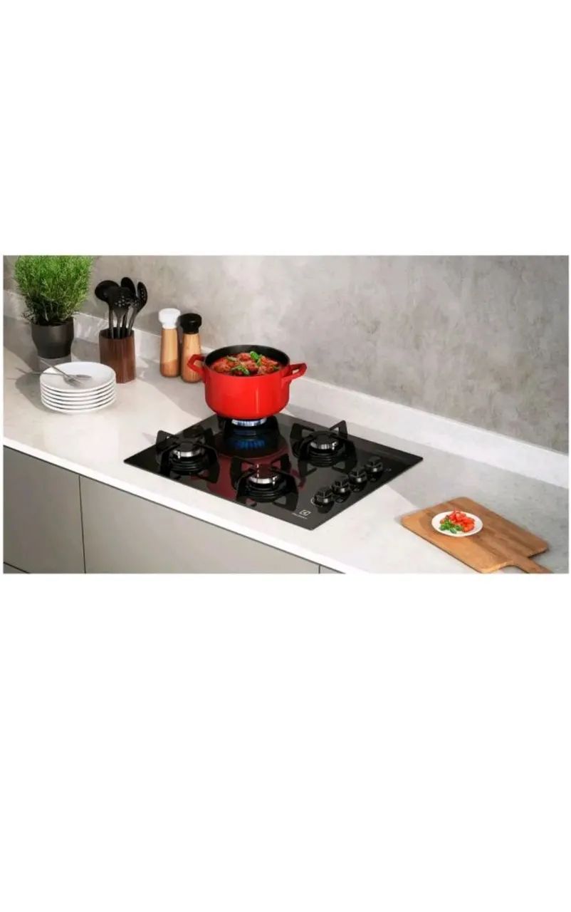 Cooktop 4 bocas Electrolux a gás GLP Preto - KE4GP - Foto 2