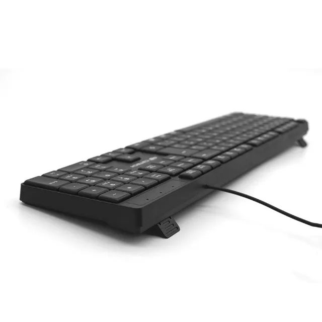 Teclado USB Multimídia KB-M11BK Preto Basico C3Tech Loja Coimbra Computadores - Foto 4