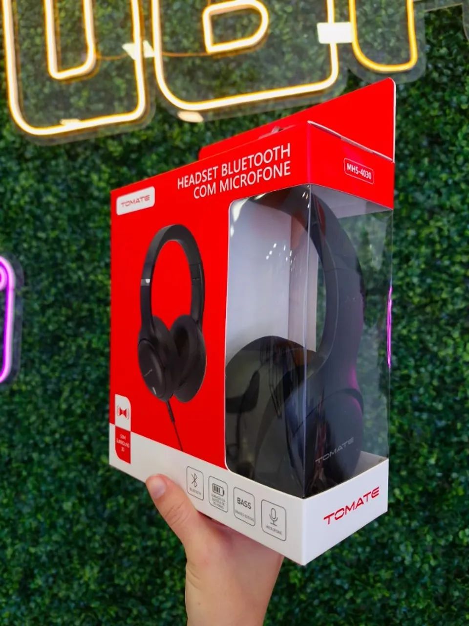 Headset Bluetooth Tomate - Graves Extra e Longa Duração - Foto 2