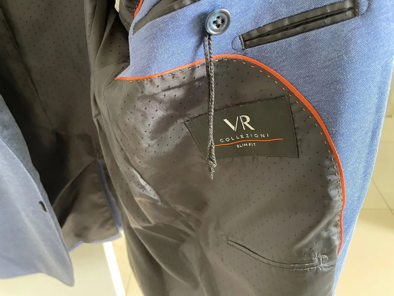 Blazer VR masculino azul claro tam 52 - Foto 3