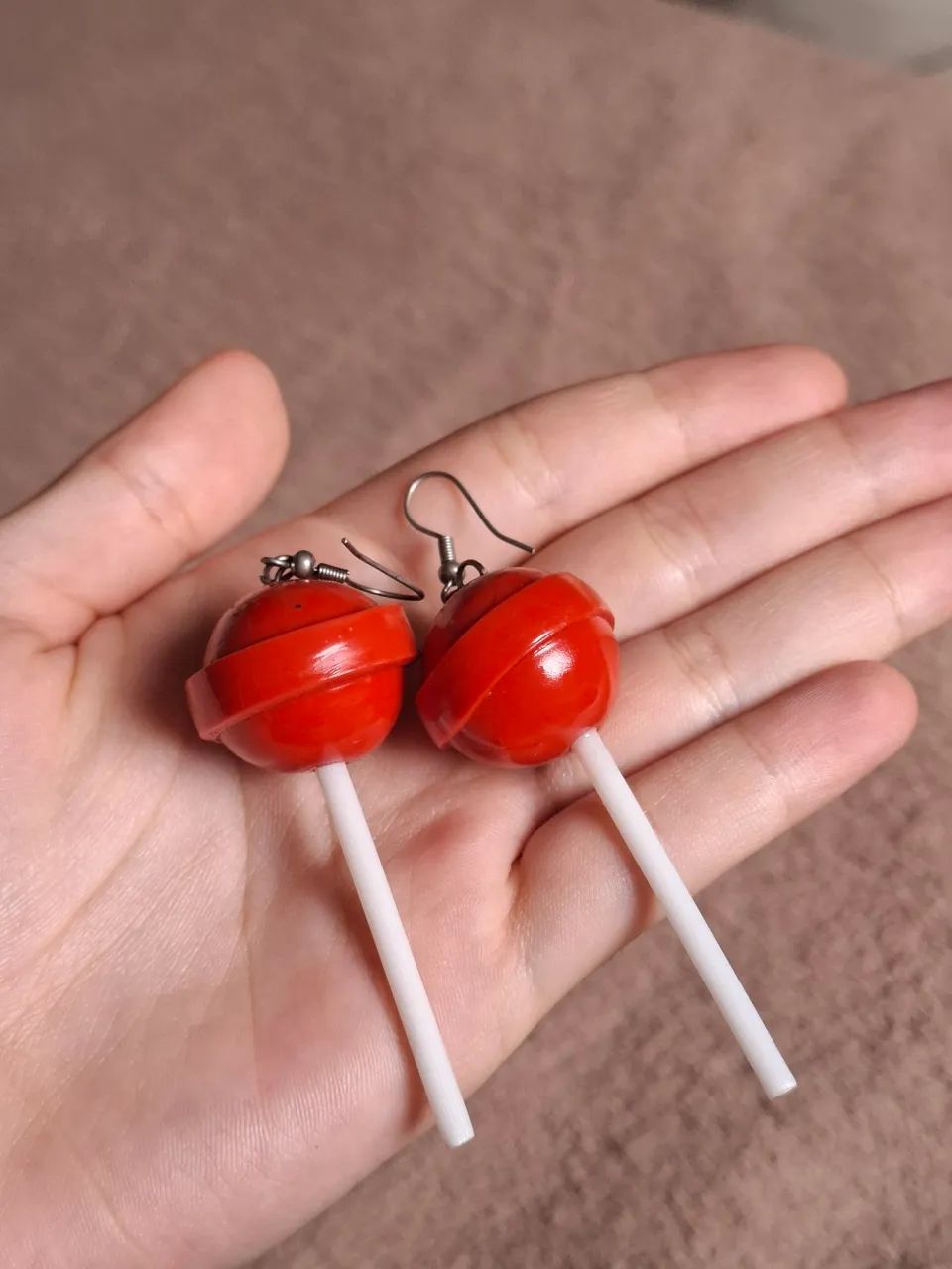 Brinco de pirulito feito a mão  - Foto 2