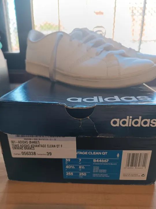 Tênis Adidas Advantage Clean Branco  - Foto 2