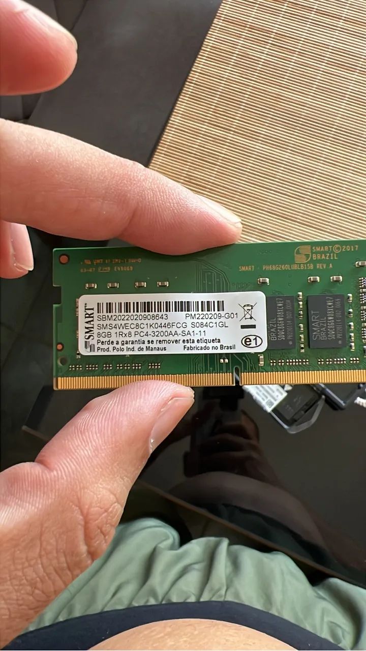 Memória DDR4 - 8Gb - Notebook - 3200 MHz - Foto 2