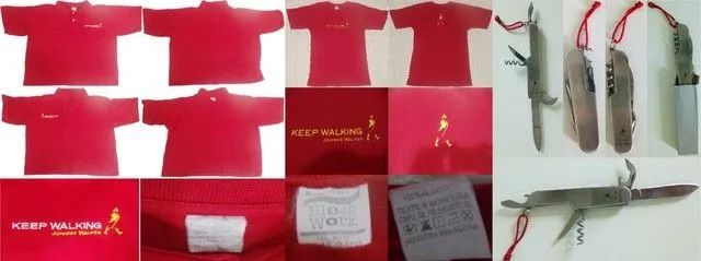 Camisas e Chaveiro Multifuncional Johnnie Walker Antigos - Foto 2