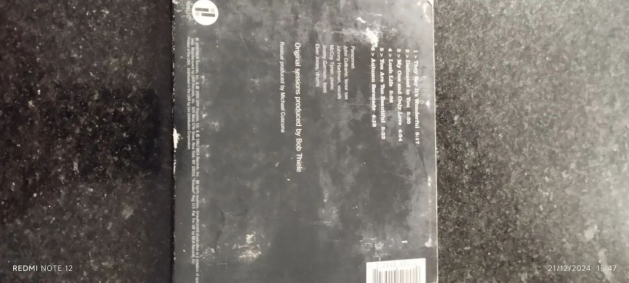 CD John Coltrane e Johnny Hartman - Foto 4